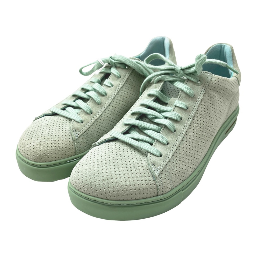 Birkenstock Bend Low Suede Embossed Sneaker Matcha Green Women’s 10 Men’s 8 NWT